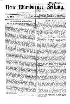 Neue Würzburger Zeitung Freitag 25. Oktober 1861