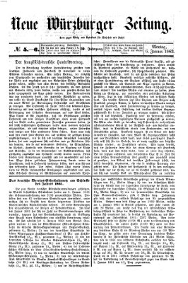 Neue Würzburger Zeitung Montag 6. Januar 1862