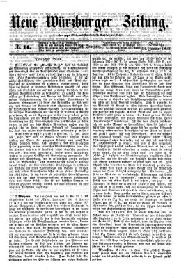 Neue Würzburger Zeitung Dienstag 14. Januar 1862