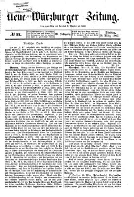Neue Würzburger Zeitung Dienstag 18. März 1862