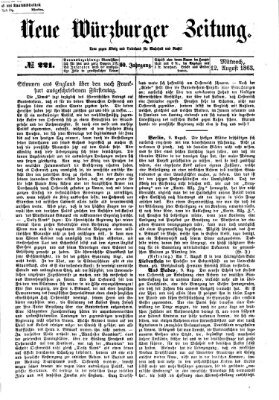 Neue Würzburger Zeitung Mittwoch 12. August 1863