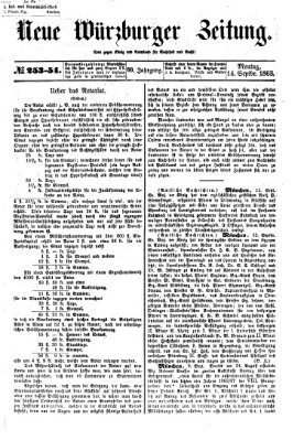Neue Würzburger Zeitung Montag 14. September 1863