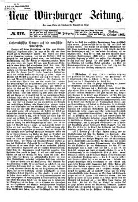 Neue Würzburger Zeitung Freitag 2. Oktober 1863