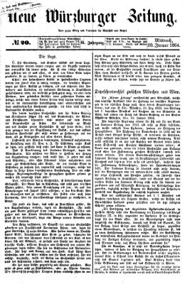 Neue Würzburger Zeitung Mittwoch 20. Januar 1864