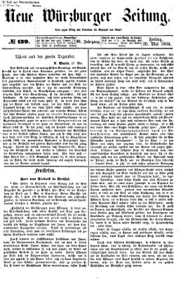 Neue Würzburger Zeitung Freitag 20. Mai 1864