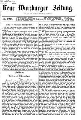 Neue Würzburger Zeitung Dienstag 21. Juni 1864