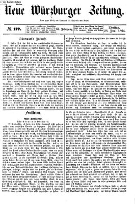 Neue Würzburger Zeitung Dienstag 28. Juni 1864