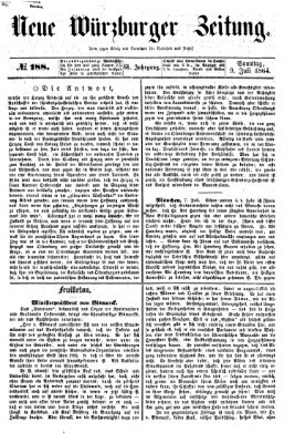 Neue Würzburger Zeitung Samstag 9. Juli 1864