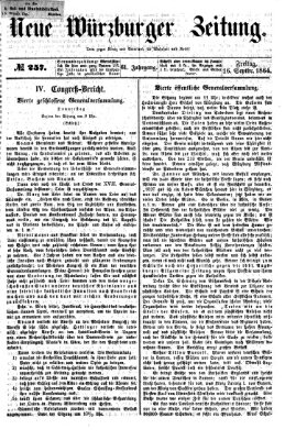Neue Würzburger Zeitung Freitag 16. September 1864