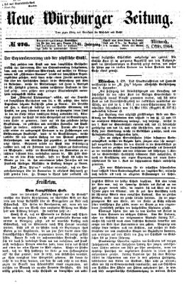 Neue Würzburger Zeitung Mittwoch 5. Oktober 1864