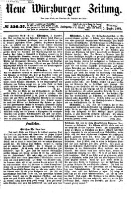 Neue Würzburger Zeitung Montag 5. Dezember 1864