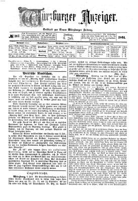 Würzburger Anzeiger (Neue Würzburger Zeitung) Freitag 8. Juli 1864