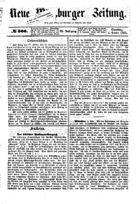 Neue Würzburger Zeitung Samstag 4. November 1865