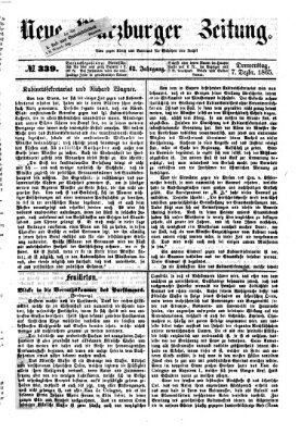 Neue Würzburger Zeitung Donnerstag 7. Dezember 1865