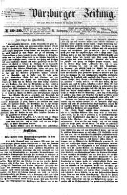 Neue Würzburger Zeitung Montag 19. Februar 1866