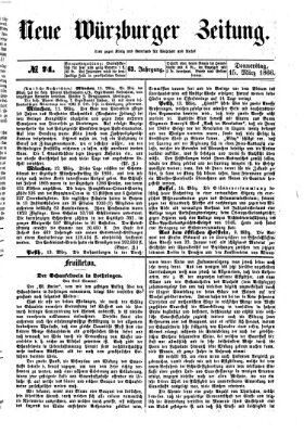Neue Würzburger Zeitung Donnerstag 15. März 1866