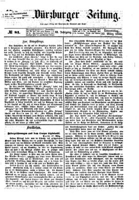 Neue Würzburger Zeitung Donnerstag 22. März 1866