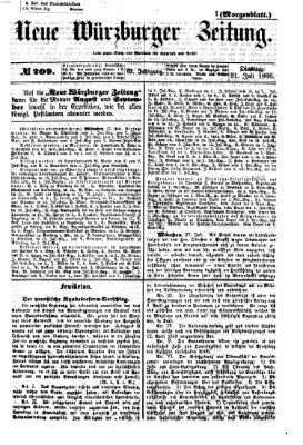 Neue Würzburger Zeitung Dienstag 31. Juli 1866