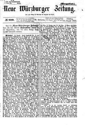Neue Würzburger Zeitung Dienstag 21. August 1866