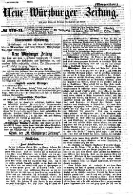 Neue Würzburger Zeitung Montag 1. Oktober 1866