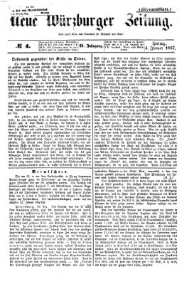 Neue Würzburger Zeitung Freitag 4. Januar 1867