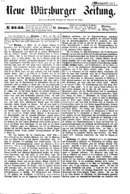 Neue Würzburger Zeitung Montag 4. März 1867