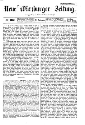 Neue Würzburger Zeitung Freitag 12. April 1867