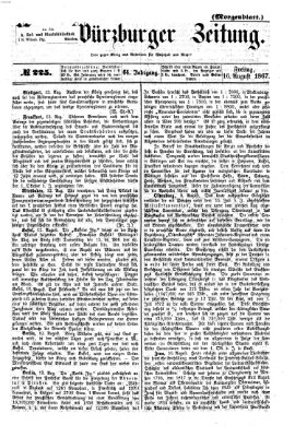 Neue Würzburger Zeitung Freitag 16. August 1867