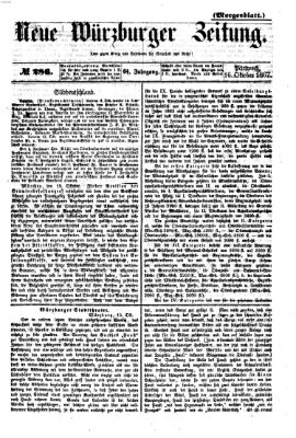 Neue Würzburger Zeitung Mittwoch 16. Oktober 1867