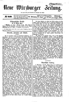 Neue Würzburger Zeitung Mittwoch 18. Dezember 1867