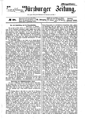 Neue Würzburger Zeitung Freitag 7. Februar 1868