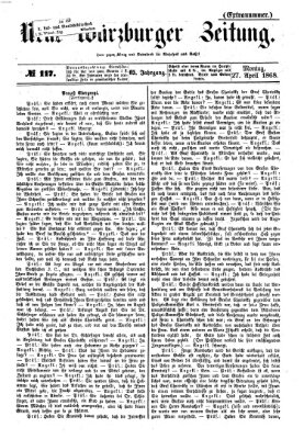 Neue Würzburger Zeitung Montag 27. April 1868