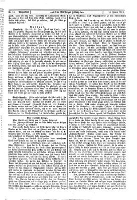 Neue Würzburger Zeitung Donnerstag 14. Januar 1869