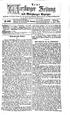 Neue Würzburger Zeitung und Würzburger Anzeiger (Neue Würzburger Zeitung) Mittwoch 9. Juni 1869