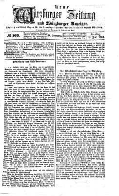 Neue Würzburger Zeitung und Würzburger Anzeiger (Neue Würzburger Zeitung) Dienstag 15. Juni 1869