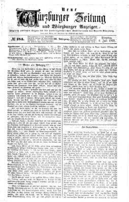 Neue Würzburger Zeitung und Würzburger Anzeiger (Neue Würzburger Zeitung) Dienstag 6. Juli 1869