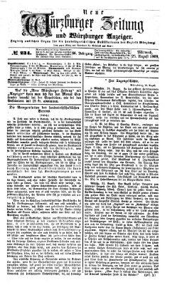 Neue Würzburger Zeitung und Würzburger Anzeiger (Neue Würzburger Zeitung) Mittwoch 25. August 1869