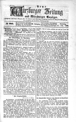 Neue Würzburger Zeitung und Würzburger Anzeiger (Neue Würzburger Zeitung) Sonntag 17. Oktober 1869