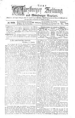 Neue Würzburger Zeitung und Würzburger Anzeiger (Neue Würzburger Zeitung) Sonntag 12. Dezember 1869