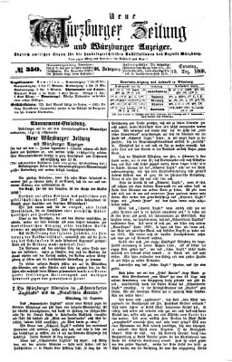 Neue Würzburger Zeitung und Würzburger Anzeiger (Neue Würzburger Zeitung) Sonntag 19. Dezember 1869