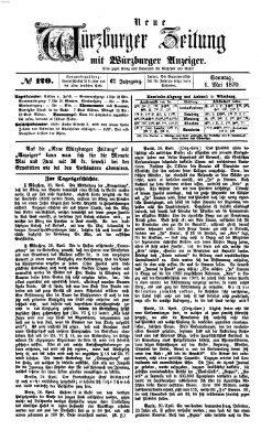 Neue Würzburger Zeitung Sonntag 1. Mai 1870