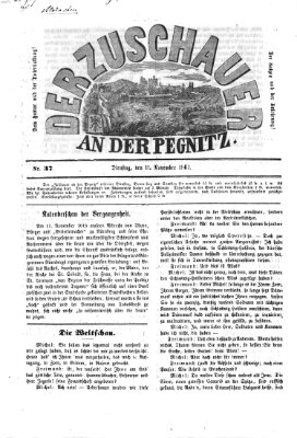 Der Zuschauer an der Pegnitz Dienstag 11. November 1862