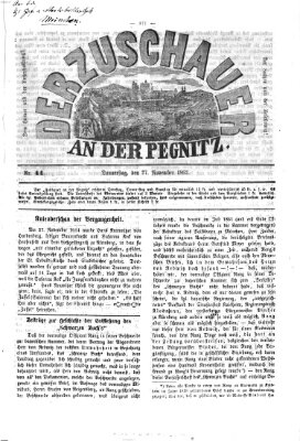 Der Zuschauer an der Pegnitz Donnerstag 27. November 1862