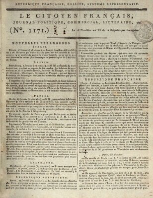 Le citoyen franc̜ais Samstag 5. Februar 1803