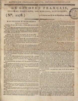 Le citoyen franc̜ais Montag 23. Mai 1803
