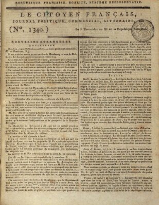 Le citoyen franc̜ais Sonntag 24. Juli 1803