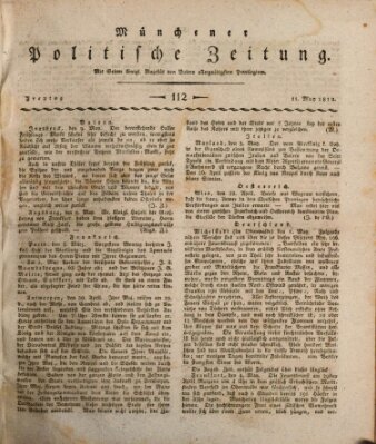 Münchener politische Zeitung (Süddeutsche Presse) Freitag 11. Mai 1810