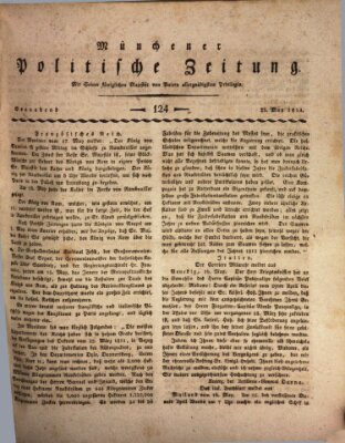 Münchener politische Zeitung (Süddeutsche Presse) Samstag 25. Mai 1811