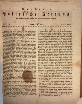 Münchener politische Zeitung (Süddeutsche Presse) Montag 10. Juni 1811