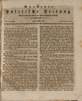 Münchener politische Zeitung (Süddeutsche Presse) Mittwoch 4. Dezember 1811